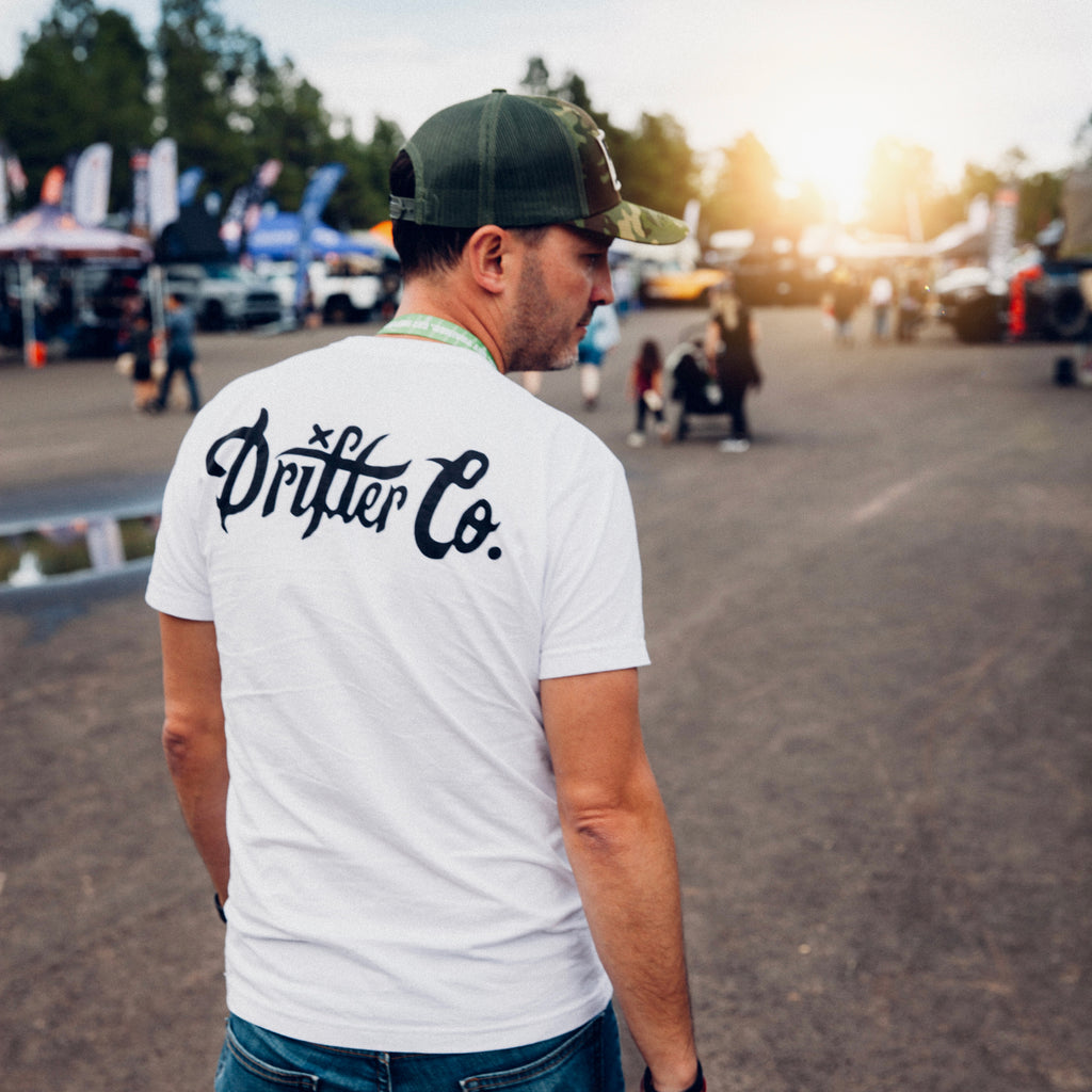 Drifter Logo Tee White