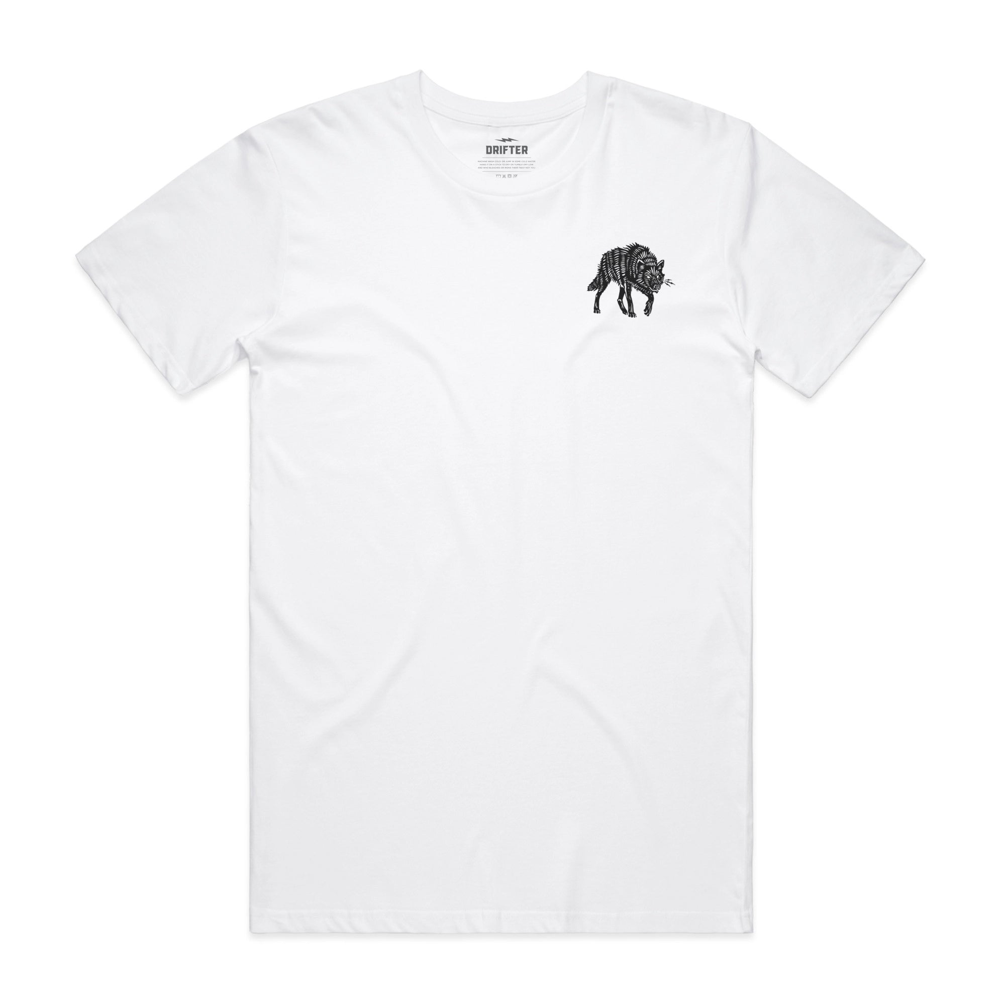 Drifter Logo Tee White | Drifter Company